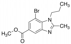 Methyl 7-bromo-2-methyl-1-propyl-1,3-benzodiazole-5-carboxylate