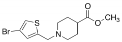 Methyl 1-[(4-bromothiophen-2-yl)methyl]piperidine-4-carboxylate