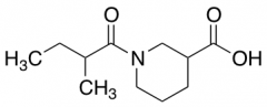 1-(2-methylbutanoyl)piperidine-3-carboxylic Acid