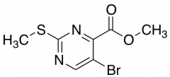 Methyl 5-Bromo-2-(methylsulfanyl)-4-pyrimidinecarboxylate