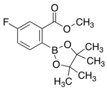 Methyl 5-fluoro-2-(4,4,5,5-tetramethyl-1,3,2-dioxaborolan-2-yl)benzoate