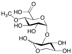 2-O-(4-O-Methyl-&alpha;-D-glucopyranosyluronic Acid)-D-xylose