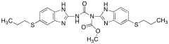 N-Methylcarboxy N,N&rsquo;-bis(5-propylsulfanyl-benimidazole-2-yl)urea
