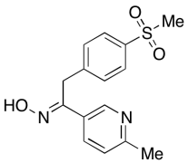 1-(6-Methyl-3-pyridinyl)-2-[4-(methylsulfonyl)phenyl]-ethanone Oxime