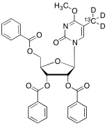 5-​(Methyl-13C,d3)-​4-​O-​methyl-​uridine 2',​3',​5'-​Tribenzoate