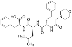 (S)-2-((S)-4-Methyl-2-((S)-2-(2-morpholinoacetamido)-4-phenylbutanamido)pentanamido)-3-phe