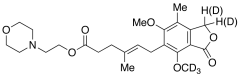 O-Methyl-d3 Mycophenolate Mofetil (d3 Major)(EP Impurity D)