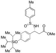 (&beta;R)-&beta;-[[(S)-(4-Methylphenyl)sulfinyl]amino]-4-[[tris(1-methylethyl)sily