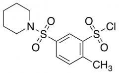 2-Methyl-5-(piperidine-1-sulfonyl)benzene-1-sulfonyl Chloride