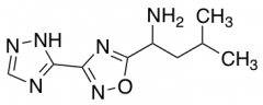 3-Methyl-1-[3-(4H-1,2,4-triazol-3-yl)-1,2,4-oxadiazol-5-yl]butan-1-amine