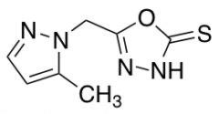 5-[(5-Methyl-1H-pyrazol-1-yl)methyl]-1,3,4-oxadiazole-2-thiol