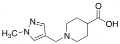 1-[(1-Methyl-1H-pyrazol-4-yl)methyl]piperidine-4-carboxylic Acid