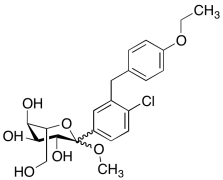 Methyl 1-​C-​[4-​Chloro-​3-​[(4-​ethoxyphenyl)​methyl]​phenyl]​-​L-​g