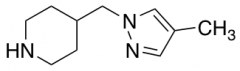 4-[(4-Methyl-1H-pyrazol-1-yl)methyl]piperidine