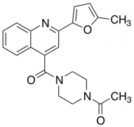 1-{4-[2-(5-Methylfuran-2-yl)quinoline-4-carbonyl]piperazin-1-yl}ethan-1-one