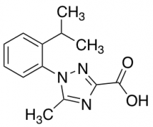 5-Methyl-1-[2-(propan-2-yl)phenyl]-1H-1,2,4-triazole-3-carboxylic Acid