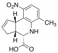(3aR,4S,9bS)-6-Methyl-9-nitro-3a,4,5,9b-tetrahydro-3h-cyclopenta[c]quinoline-4-carboxylic 