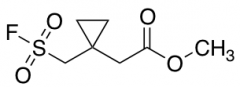 methyl 2-{1-[(fluorosulfonyl)methyl]cyclopropyl}acetate
