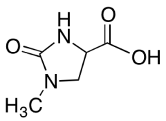 1-Methyl-2-oxo-4-imidazolidinecarboxylic acid