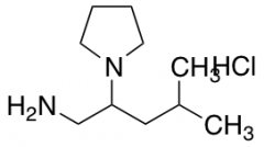 4-methyl-2-(pyrrolidin-1-yl)pentan-1-amine hydrochloride