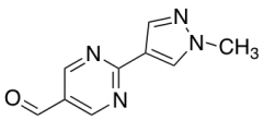 2-(1-methyl-1H-pyrazol-4-yl)pyrimidine-5-carbaldehyde