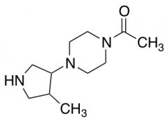 1-[4-(4-methylpyrrolidin-3-yl)piperazin-1-yl]ethan-1-one