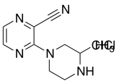 3-(3-methylpiperazin-1-yl)pyrazine-2-carbonitrile hydrochloride