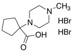 1-(4-methylpiperazin-1-yl)cyclopentane-1-carboxylic acid dihydrobromide