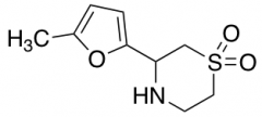 3-(5-methylfuran-2-yl)-1lambda6-thiomorpholine-1,1-dione