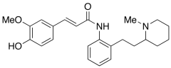 (2E)-N-[2-[2-(1-Methyl-2-piperidinyl)ethyl]phenyl]-3-(4-hydroxy-3-methoxyphenyl)-2-propena