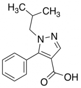 1-(2-methylpropyl)-5-phenyl-1H-pyrazole-4-carboxylic acid