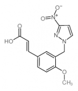 (2E)-3-(4-Methoxy-3-[(3-nitro-1h-pyrazol-1-yl)methyl]phenyl)acrylic acid