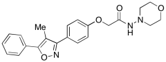 2-[4-(4-Methyl-5-phenyl-3-isoxazolyl)phenoxy]-N-4-morpholinyl-acetamide