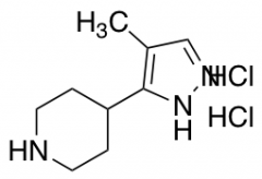 4-(4-methyl-1H-pyrazol-3-yl)piperidine dihydrochloride