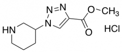 methyl 1-(piperidin-3-yl)-1H-1,2,3-triazole-4-carboxylate hydrochloride