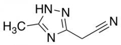 2-(3-methyl-1H-1,2,4-triazol-5-yl)acetonitrile