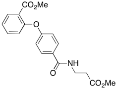 2-(4-((3-Methoxy-3-oxopropyl)carbamoyl)phenoxy)benzoic Acid Methyl Ester