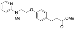 4-[2-(Methyl-2-pyridinylamino)ethoxy]benzenepropanoic Acid Methyl Ester