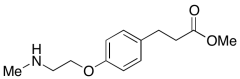 4-[2-(Methylamino)ethoxy]benzenepropanoic Acid Methyl Ester