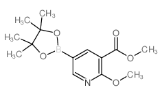 2-Methoxy-3-(carbomethoxy)pyridine-5-boronic acid, pinacol ester