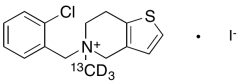 N-Methyl Ticlopidine-13C,D3 Iodide