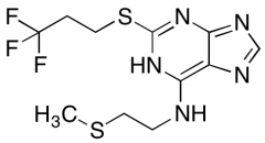 N-[2-(Methylthio)ethyl]-2-[(3,3,3-trifluoropropyl)thio]-9H-purin-6-amine