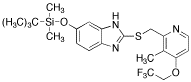 2-[[[3-Methyl-4-(2,2,2-trifluoroethoxy)-2-pyridyl]methyl]thio]-5-(tert-butyldimethylsilylo