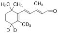 3-Methyl-5-[2,6,6-trimethyl-1-(cyclohexen-d5)-1-yl]-penta-2,4-dienal