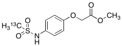 2-​[4-​[(Methylsulfonyl)​amino]​phenoxy]​-​acetic Acid Methyl Ester-13C
