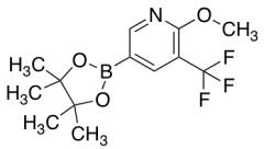 2-Methoxy-5-(4,4,5,5-tetramethyl-1,3,2-dioxaborolan-2-yl)-3-(trifluoromethyl)pyridine