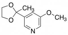 3-Methoxy-5-(2-methyl-1,3-dioxolan-2-yl)pyridine
