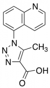 5-Methyl-1-(quinolin-5-yl)-1H-1,2,3-triazole-4-carboxylic Acid