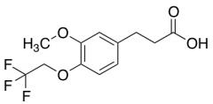 3-[3-Methoxy-4-(2,2,2-trifluoroethoxy)phenyl]propanoic Acid