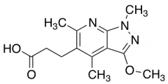 3-{3-Methoxy-1,4,6-trimethyl-1H-pyrazolo[3,4-b]pyridin-5-yl}propanoic Acid